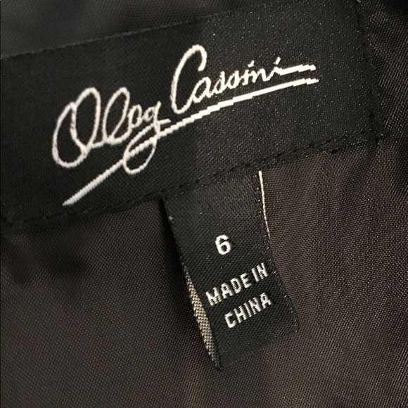 Oleg Cassini Black Cocktail Dress - Picture 10 of 10